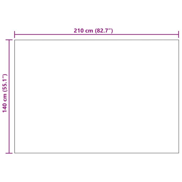 vidaXL Deka Námornícka modrá 210 x 140 cm Flís – Obrázok 8
