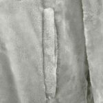 vidaXL Mikina s kapucňou Sivá m Flanel – Obrázok 6
