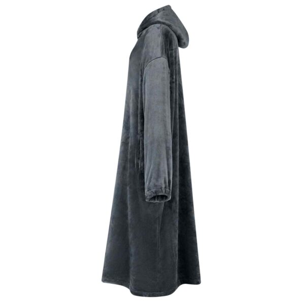 vidaXL Mikina s kapucňou Námornícka modrá s Flanel – Obrázok 3