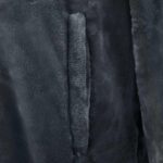 vidaXL Mikina s kapucňou Námornícka modrá s Flanel – Obrázok 6