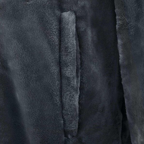 vidaXL Mikina s kapucňou Námornícka modrá s Flanel – Obrázok 6