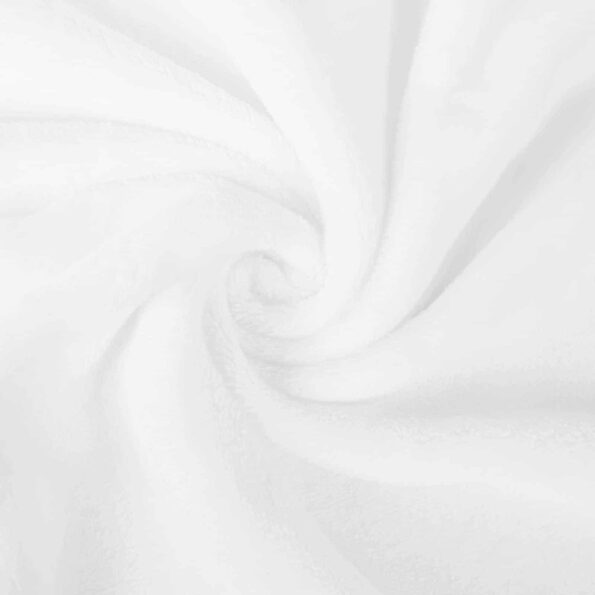 vidaXL Mikina s kapucňou Biela m Flanel – Obrázok 7