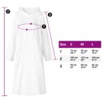 vidaXL Mikina s kapucňou Biela l Flanel – Obrázok 8