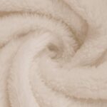 vidaXL Mikina s kapucňou Béžová Flanel – Obrázok 6