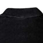 vidaXL Mikina s kapucňou Čierna F Flanel – Obrázok 4