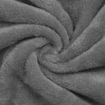 vidaXL Župan bez kapucne Tmavo šedá l Flanel – Obrázok 7