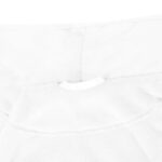 vidaXL Župan bez kapucne Biela xl Flanel – Obrázok 5