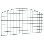 vidaXL Sada plotu pre rybník 5 pcs Zelená 100 x 50 cm Oceľ