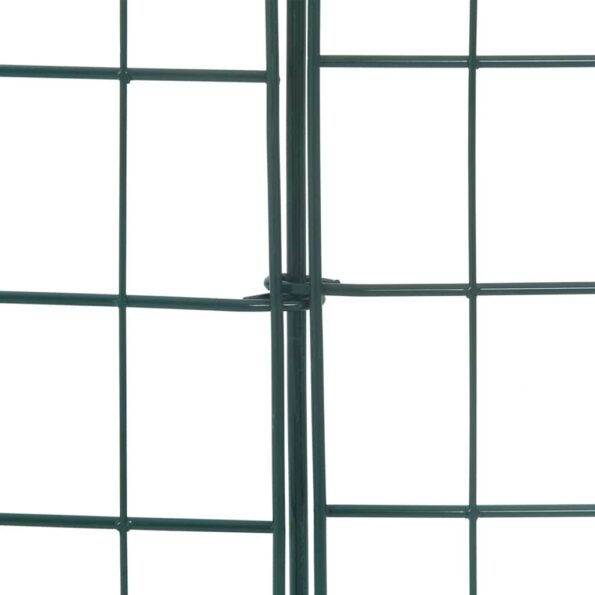 vidaXL Sada plotu pre rybník 5 pcs Zelená 100 x 50 cm Oceľ – Obrázok 6