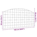 vidaXL Sada plotu pre rybník 5 pcs Zelená 100 x 50 cm Oceľ – Obrázok 7