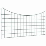 vidaXL Sada plotu pre rybník 5 pcs Zelená 100 x 50 cm Oceľ