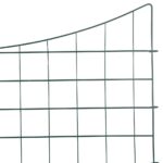 vidaXL Sada plotu pre rybník 5 pcs Zelená 100 x 50 cm Oceľ – Obrázok 5