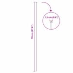 vidaXL Sada plotu pre rybník 5 pcs Zelená 100 x 50 cm Oceľ – Obrázok 8