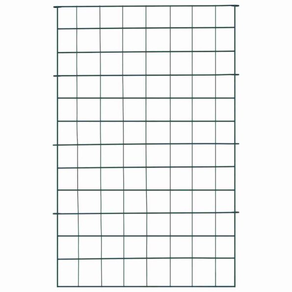 vidaXL Sada plotu pre rybník 8 pcs Zelená 50 x 80 cm Oceľ – Obrázok 2