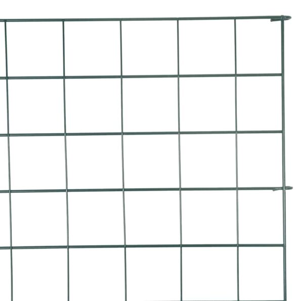 vidaXL Sada plotu pre rybník 8 pcs Zelená 50 x 80 cm Oceľ – Obrázok 5