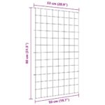 vidaXL Sada plotu pre rybník 8 pcs Zelená 50 x 80 cm Oceľ – Obrázok 7