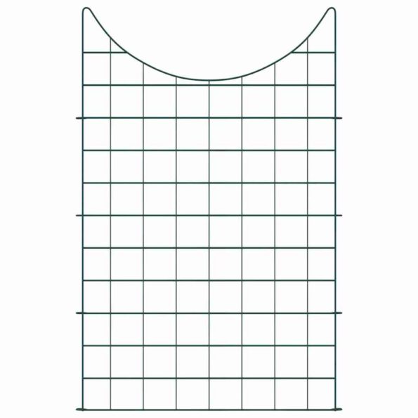 vidaXL Sada plotu pre rybník 8 pcs Zelená 50 x 80 cm Oceľ – Obrázok 2