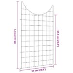 vidaXL Sada plotu pre rybník 8 pcs Zelená 50 x 80 cm Oceľ – Obrázok 7