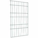 vidaXL Sada plotu pre rybník 8 pcs Zelená 50 x 80 cm Oceľ