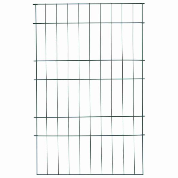 vidaXL Sada plotu pre rybník 8 pcs Zelená 50 x 80 cm Oceľ – Obrázok 2