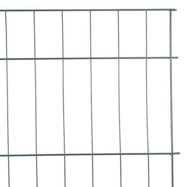 vidaXL Sada plotu pre rybník 8 pcs Zelená 50 x 80 cm Oceľ – Obrázok 5