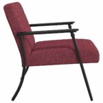 vidaXL kreslo Víno červené 59 x 75 x 78 cm látka – Obrázok 5