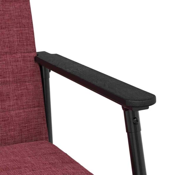 vidaXL kreslo Víno červené 59 x 75 x 78 cm látka – Obrázok 8