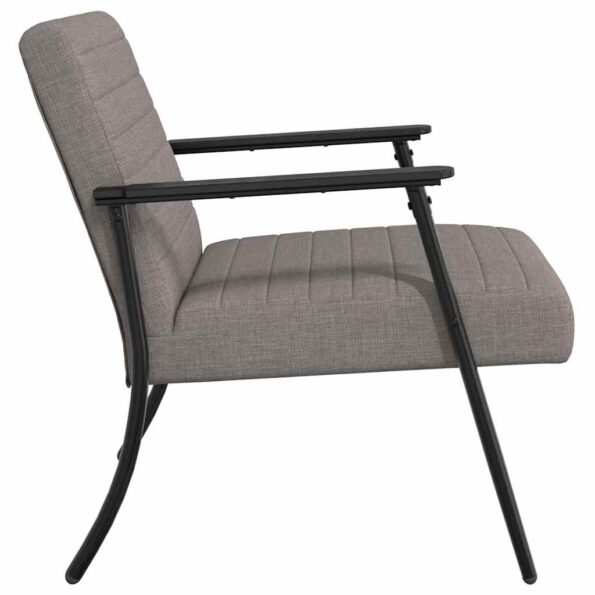 vidaXL kreslo Sivohnedá 59 x 75 x 78 cm látka – Obrázok 5
