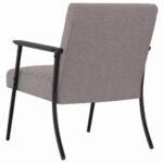 vidaXL kreslo Sivohnedá 59 x 75 x 78 cm látka – Obrázok 6