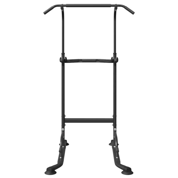 vidaXL Hrazda s dipom Iný Čierna 95 x 102 x (160-210) cm – Obrázok 2