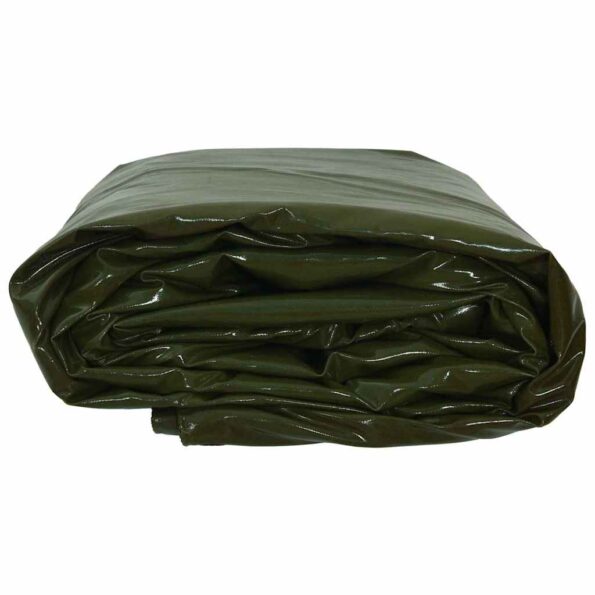 vidaXL Tarpaulin 650g / m² Olivová zelená 1,5 x 10 m – Obrázok 4