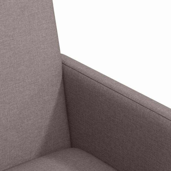 vidaXL Jedálenské stoličky 2 pcs Sivohnedá 57 x 66 x 94 cm látka – Obrázok 7