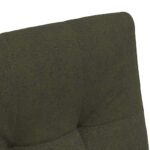 vidaXL Jedálenské stoličky na kolieskach 2 pcs Armádna zelená – Obrázok 8