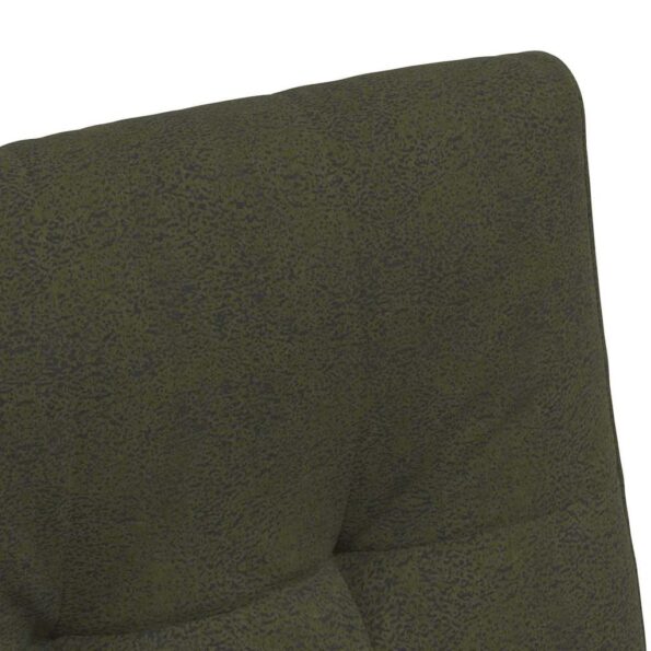 vidaXL Jedálenské stoličky na kolieskach 2 pcs Armádna zelená – Obrázok 8