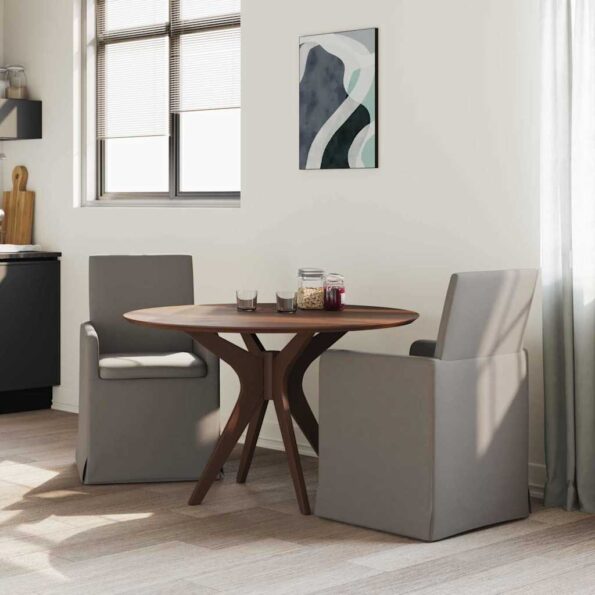 vidaXL Jedálenské stoličky 2 pcs Svetlosivá 57 x 67 x 95 cm Ľan – Obrázok 3