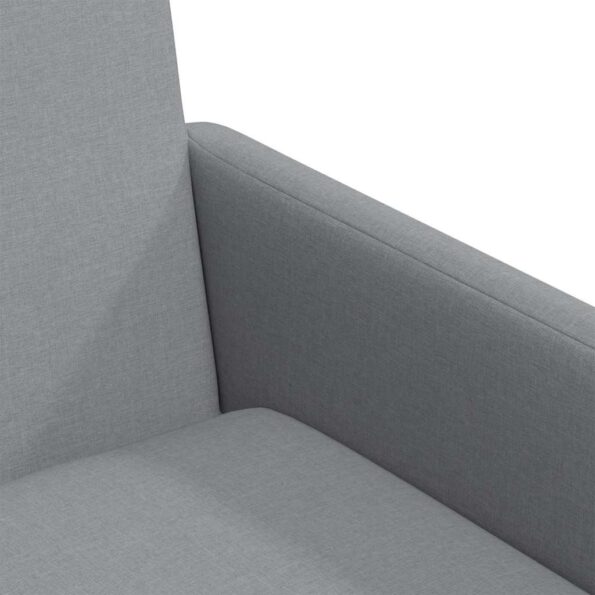 vidaXL Jedálenské stoličky 2 pcs Svetlosivá 57 x 67 x 95 cm látka – Obrázok 7
