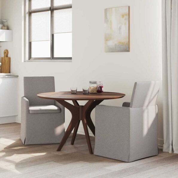 vidaXL Jedálenské stoličky 2 pcs Sivohnedá 57 x 67 x 95 cm látka – Obrázok 3