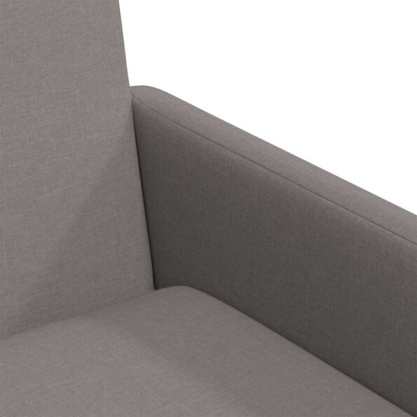 vidaXL Jedálenské stoličky 2 pcs Sivohnedá 57 x 67 x 95 cm látka – Obrázok 7