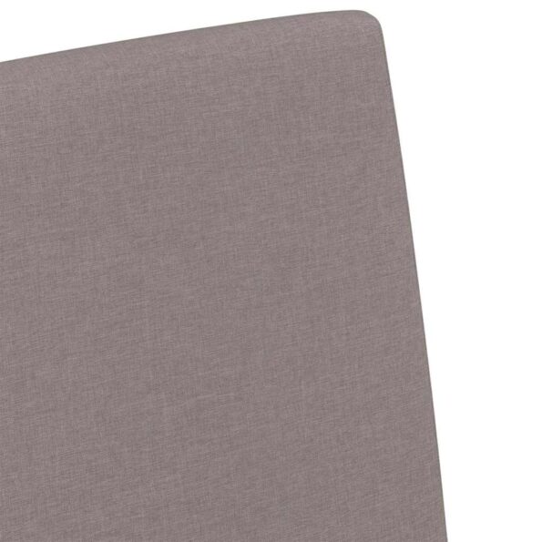 vidaXL Jedálenské stoličky 2 pcs Sivohnedá 57 x 67 x 95 cm látka – Obrázok 8