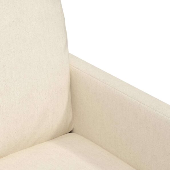 vidaXL Jedálenské stoličky 2 pcs Béžová 57 x 67 x 98 cm Ľan – Obrázok 7