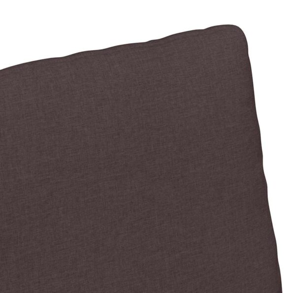 vidaXL Jedálenské stoličky 2 pcs Tmavo hnedá 57 x 67 x 98 cm látka – Obrázok 8