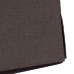 vidaXL Jedálenské stoličky 2 pcs Tmavo hnedá 57 x 67 x 98 cm látka – Obrázok 9