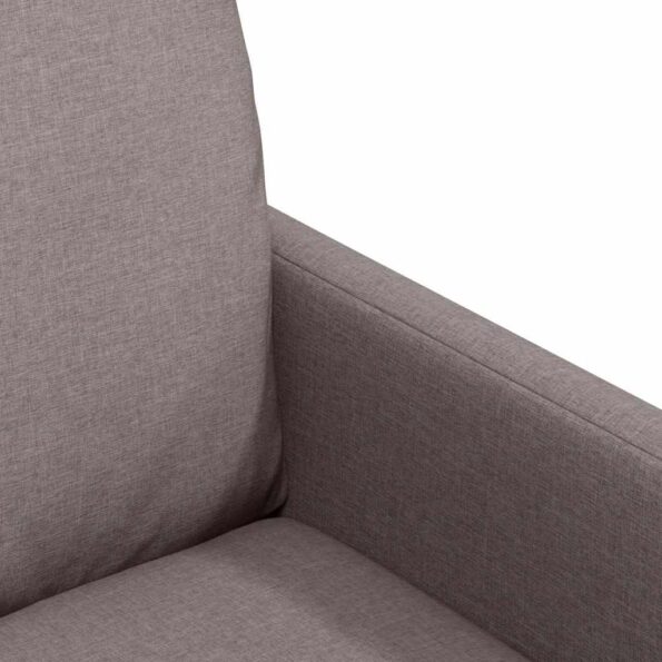 vidaXL Jedálenské stoličky 2 pcs Sivohnedá 57 x 67 x 98 cm látka – Obrázok 7