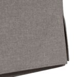 vidaXL Jedálenské stoličky 2 pcs Sivohnedá 57 x 67 x 98 cm látka – Obrázok 9