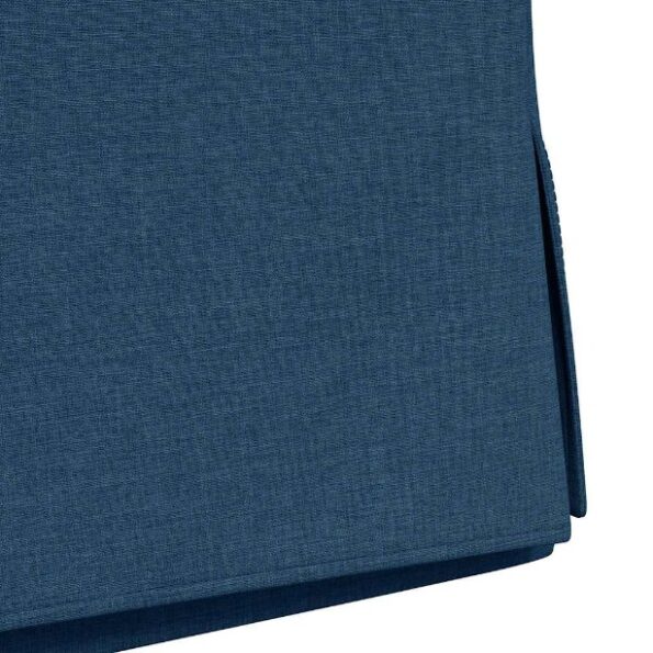 vidaXL Jedálenské stoličky 2 pcs Modrá 57 x 67 x 98 cm látka – Obrázok 9