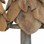 vidaXL Vianočný stromček so stojanom 3 pcs Hnedá Tíkový masív – Obrázok 10