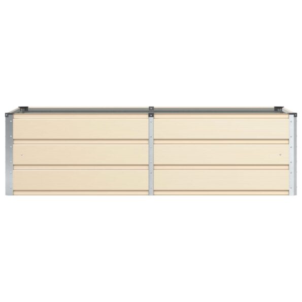 vidaXL Hrantík Slonovinová 160 x 80 x 45 cm Oceľ – Obrázok 4