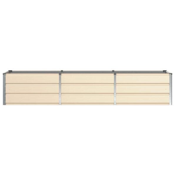 vidaXL Hrantík Slonovinová 240 x 80 x 45 cm Oceľ – Obrázok 4