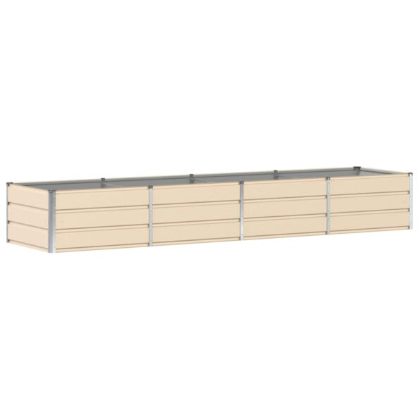 vidaXL Hrantík Slonovinová 320 x 80 x 45 cm Oceľ – Obrázok 2