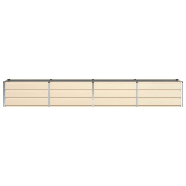 vidaXL Hrantík Slonovinová 320 x 80 x 45 cm Oceľ – Obrázok 4